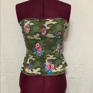 Camo crop top